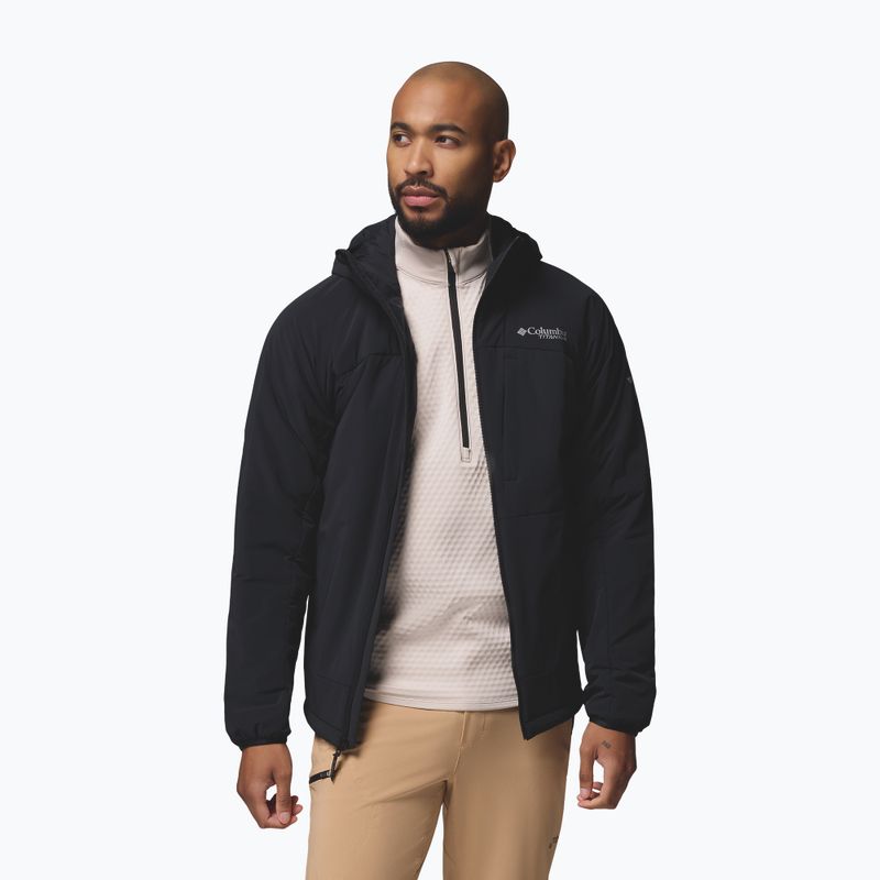 Geacă izolată pentru bărbați Columbia Silver Leaf Lite Hooded black 5