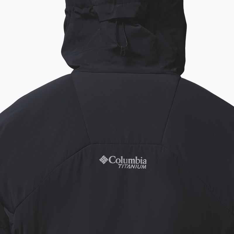 Geacă izolată pentru bărbați Columbia Silver Leaf Lite Hooded black 8
