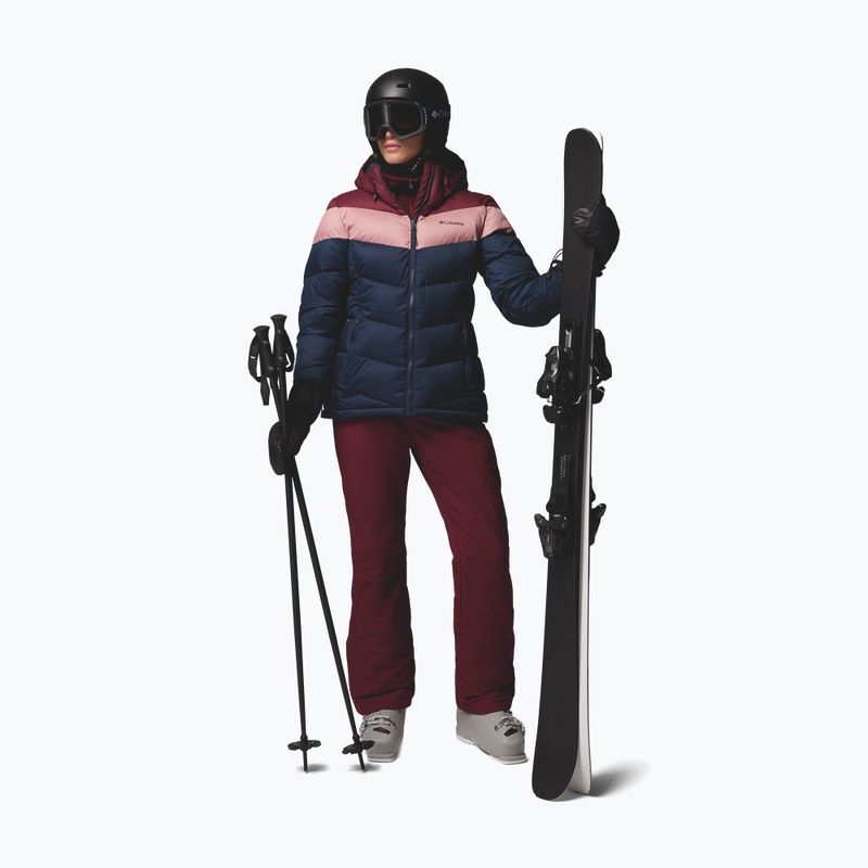 Geacă de schi pentru femei Columbia Abbott Peak II Ins collegiate navy/rich wine/eraser pink 2