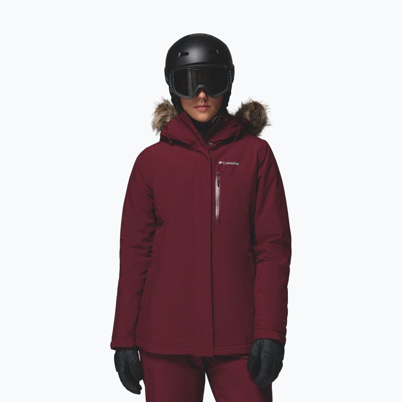 Geacă de schi pentru femei Columbia Ava Alpine II Ins rich wine