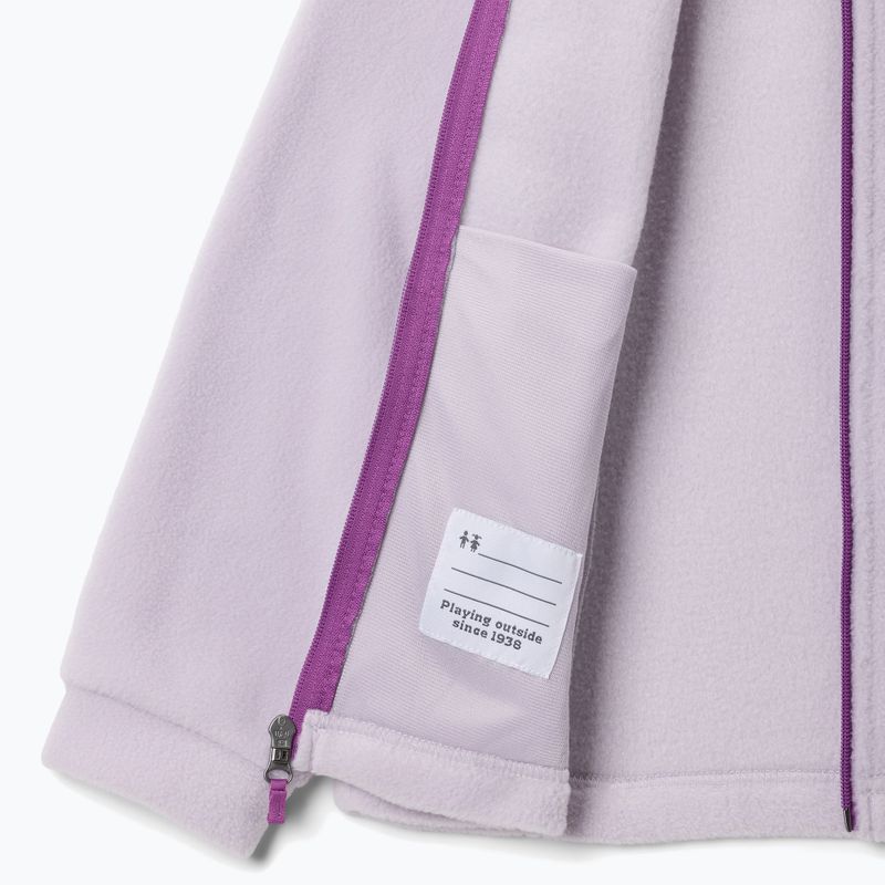 Bluză fleece pentru copii Columbia Benton Springs Fleece lavender pearl 3