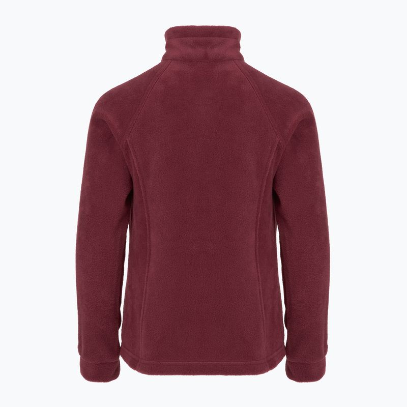 Bluză fleece pentru copii Columbia Benton Springs Fleece rich wine 2