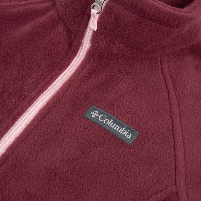 Bluză fleece pentru copii Columbia Benton Springs Fleece rich wine 3