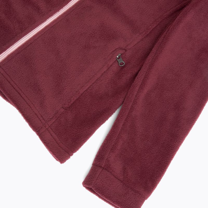 Bluză fleece pentru copii Columbia Benton Springs Fleece rich wine 4