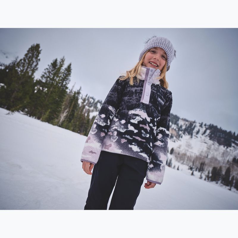 Bluză fleece pentru copii Columbia Helvetia II Printed Half Snap Fleece shale purple sisters/lavender pearl 4