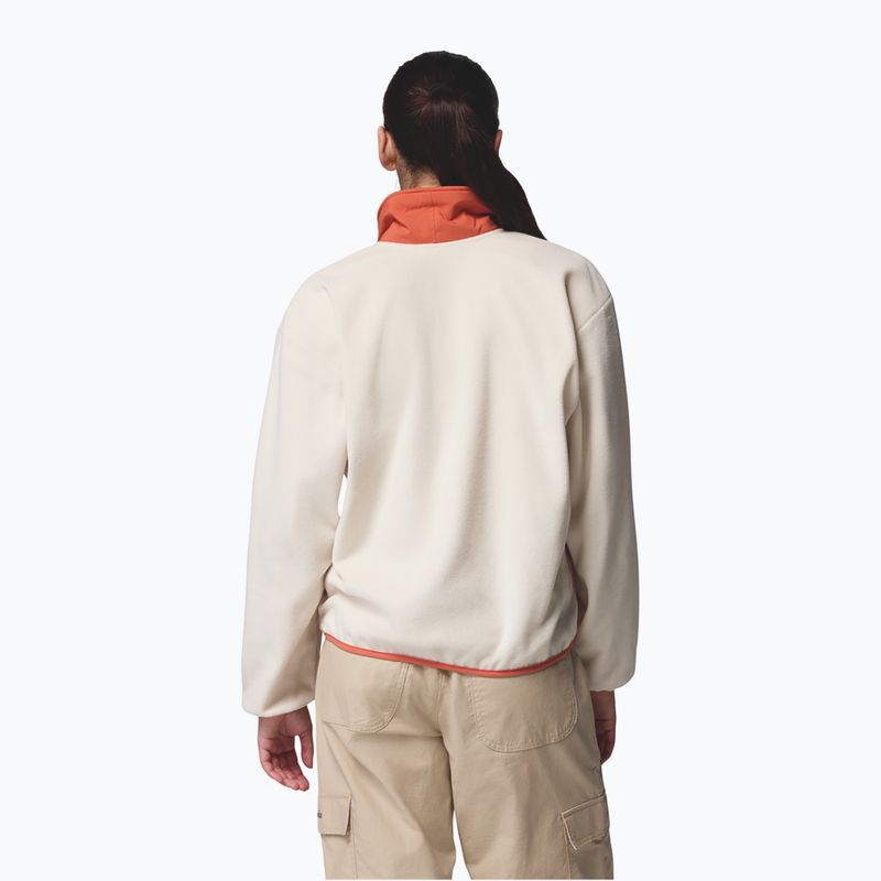 Bluză pentru femei Columbia Sequoia Grove 1/2 Zip Fleece chalk/eraser pink/tuscan 3