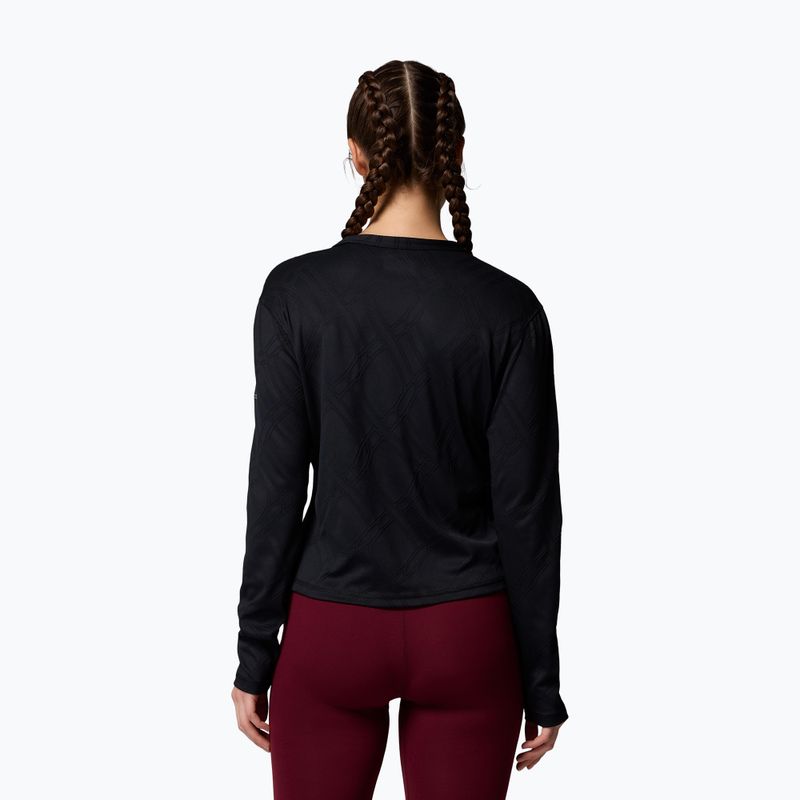 Longsleeve de trekking pentru femei Columbia Granite Point Crew black 3