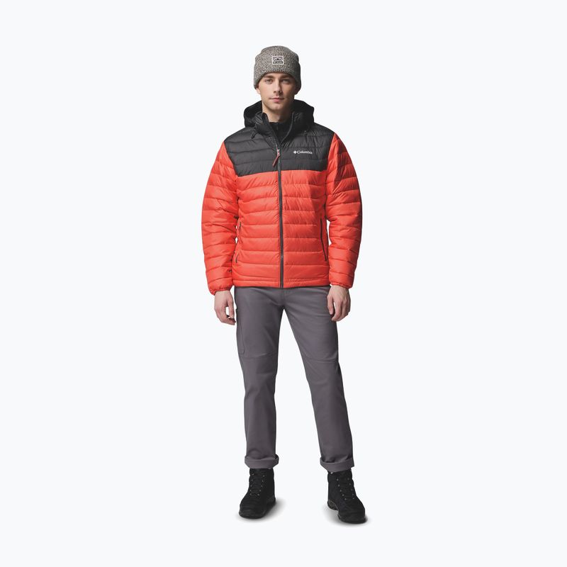 Geacă pentru bărbați Columbia Powder Lite II Hooded zing/shark 2