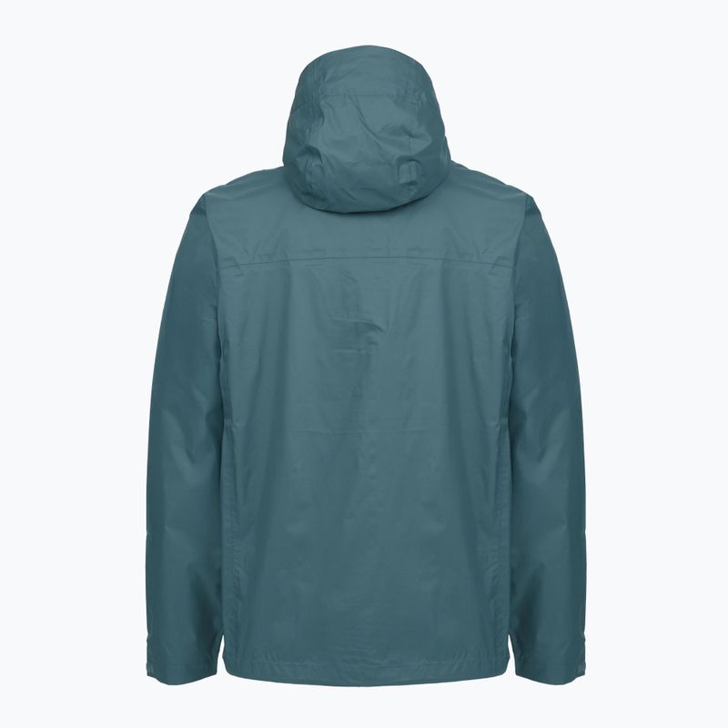 Bluză de trekking pentru bărbați Columbia Triple Canyon Grid Fleece Full Zip II compass blue heather/black 2