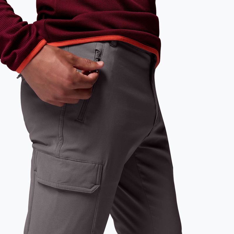 Pantaloni de trekking pentru bărbați Columbia Tech Trail Utility Winter city grey 7