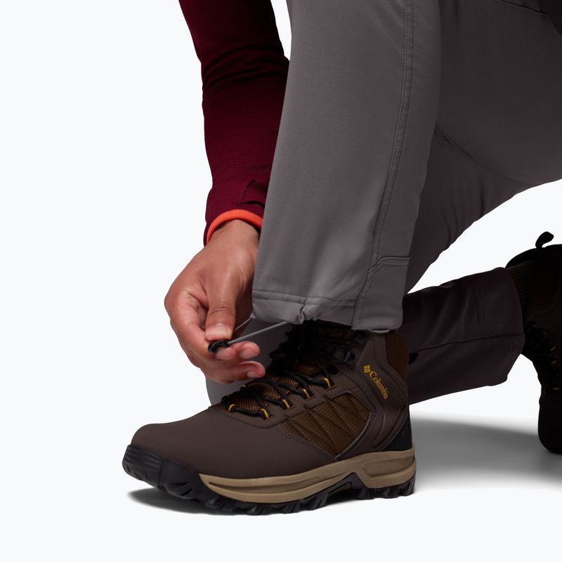 Pantaloni de trekking pentru bărbați Columbia Tech Trail Utility Winter city grey 10