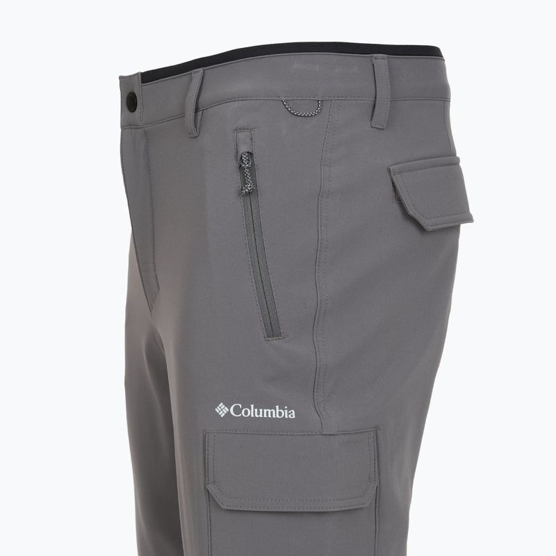 Pantaloni de trekking pentru bărbați Columbia Tech Trail Utility Winter city grey 13