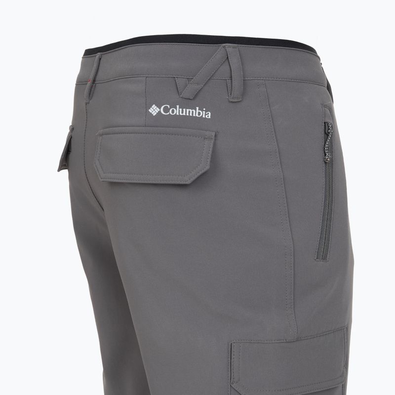 Pantaloni de trekking pentru bărbați Columbia Tech Trail Utility Winter city grey 14
