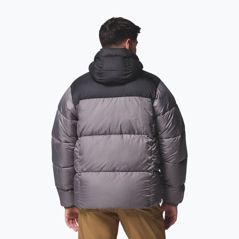 Geacă cu izolare pentru bărbați Columbia Puffect II Hooded city grey/black 3