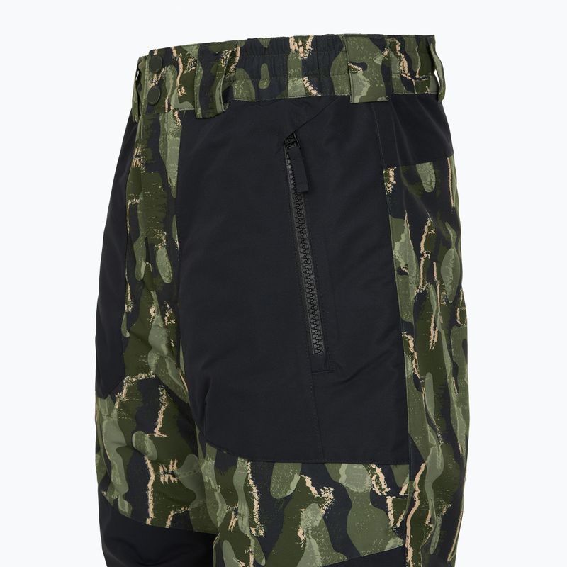 Pantaloni de snowboard pentru bărbați Columbia Coreshot Printed greenscape treebark print/black 13