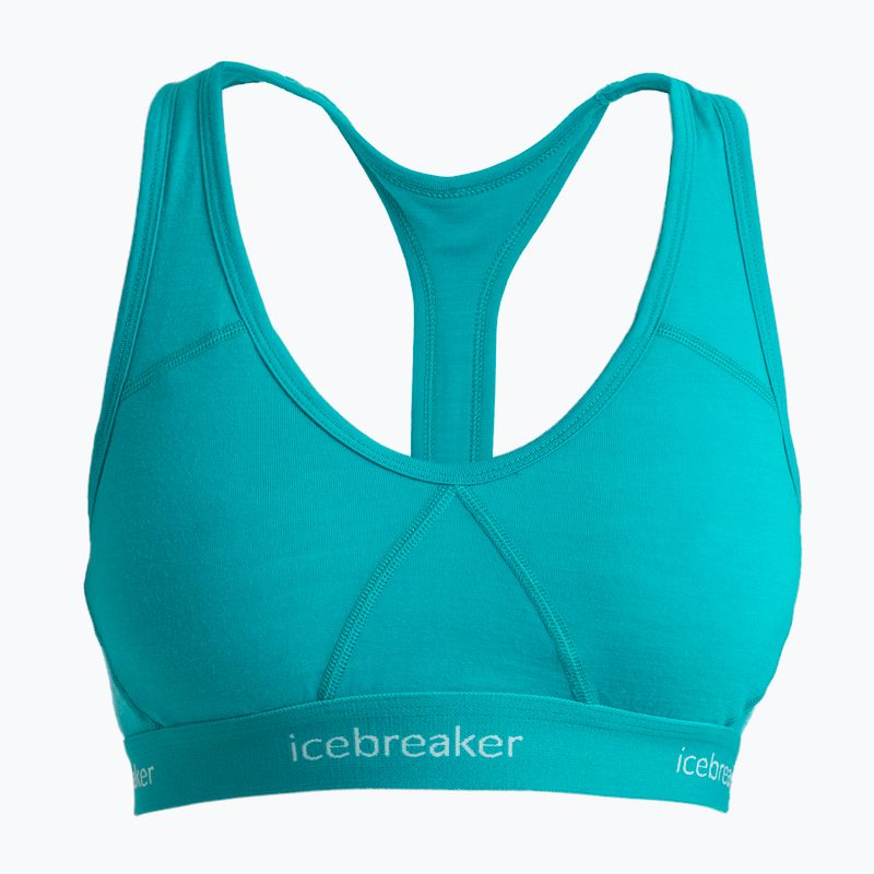 Icebreaker Sprite Sprite Racerback sutien termic verde flexibil 5