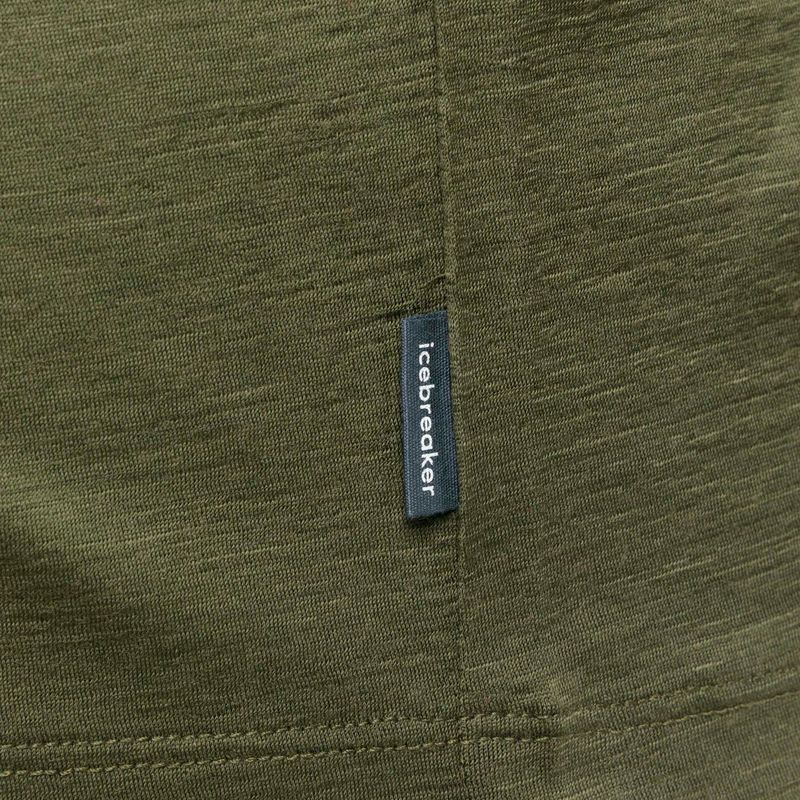Tricou termic pentru bărbați icebreaker Tech Lite II mountain Tops verde IB0A56VE0691 9