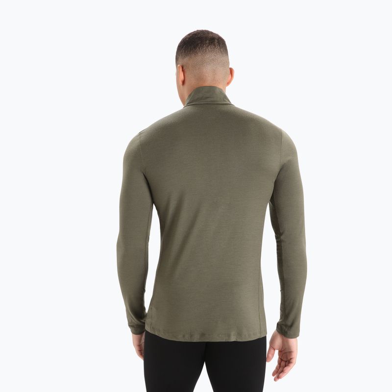 Bluza termică pentru bărbați icebreaker Merino 200 Oasis Half Zip loden 3