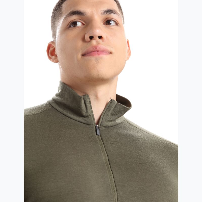 Bluza termică pentru bărbați icebreaker Merino 200 Oasis Half Zip loden 4