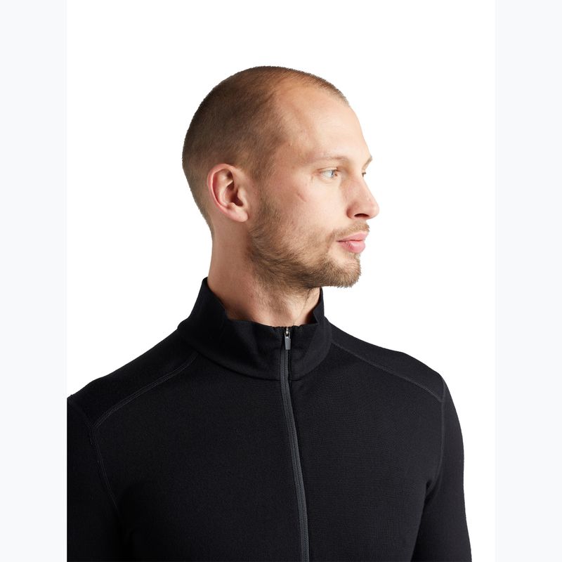 Bluză termoactivă pentru bărbați icebreaker 260 Tech LS Half Zip black 4