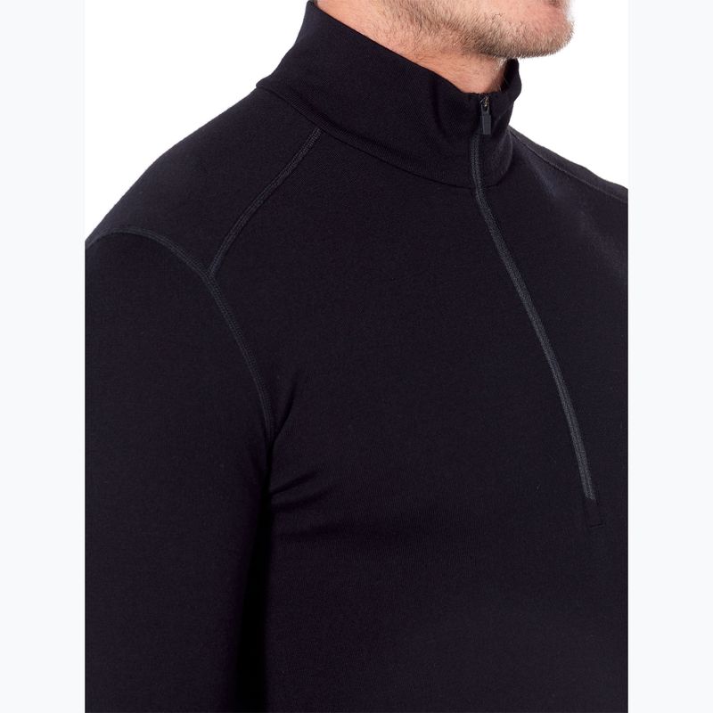 Bluză termoactivă pentru bărbați icebreaker 260 Tech LS Half Zip black 5