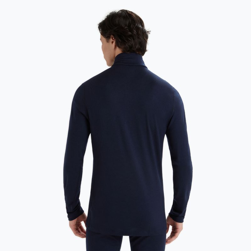 Bluza termică pentru bărbați icebreaker Merino 200 Oasis Half Zip midnight navy 3