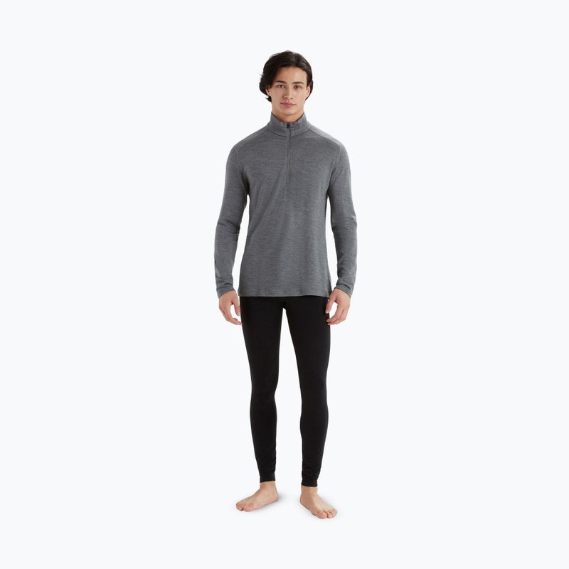 Bluză termoactivă pentru bărbați icebreaker 260 Tech LS Half Zip gritstone heather 2