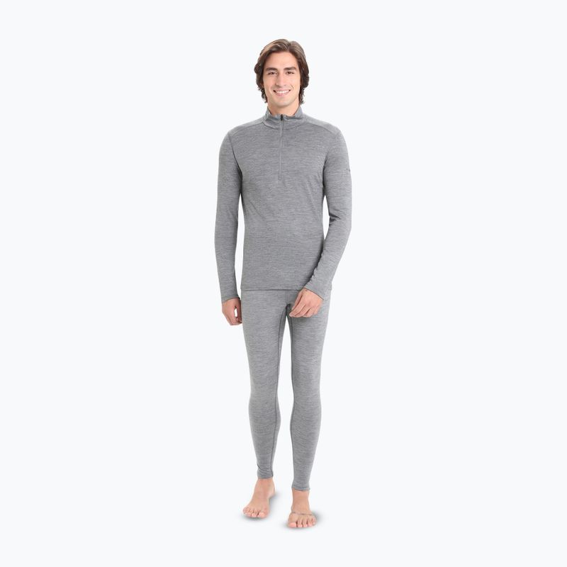 Bluză termoactivă pentru bărbați icebreaker Merino 200 Oasis Half Zip gritstone heather 2