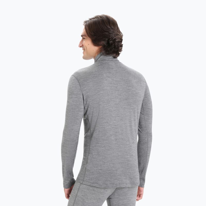 Bluză termoactivă pentru bărbați icebreaker Merino 200 Oasis Half Zip gritstone heather 3