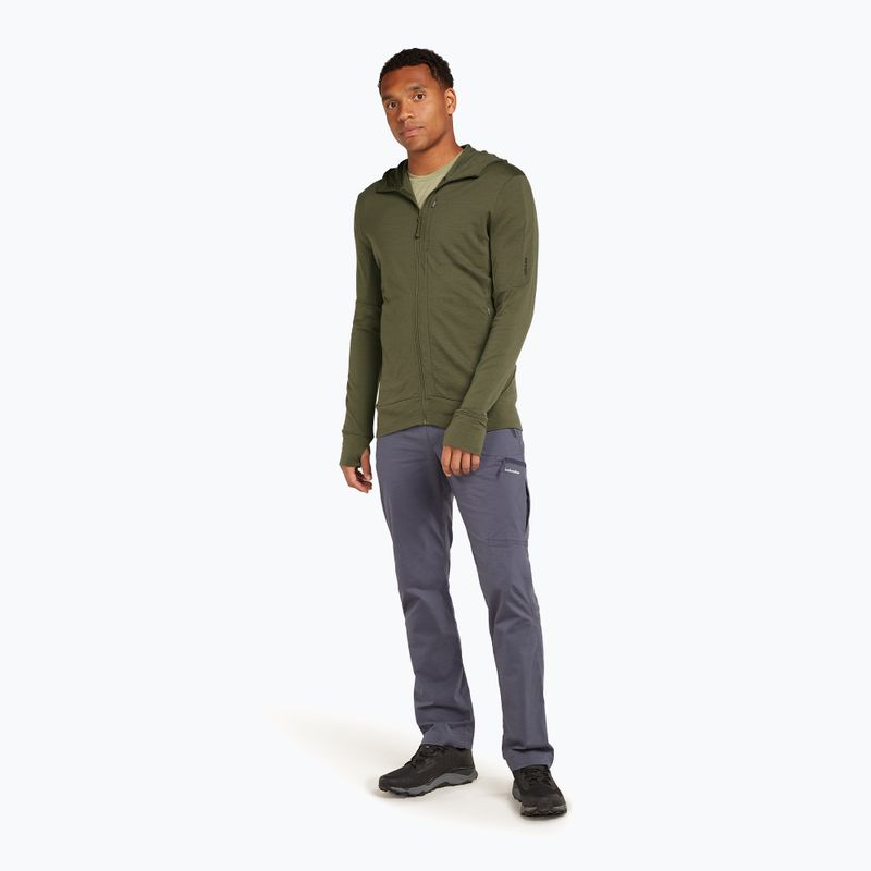 Men's Icebreaker Merino 260 Quantum IV Zip Hoodie loden 2