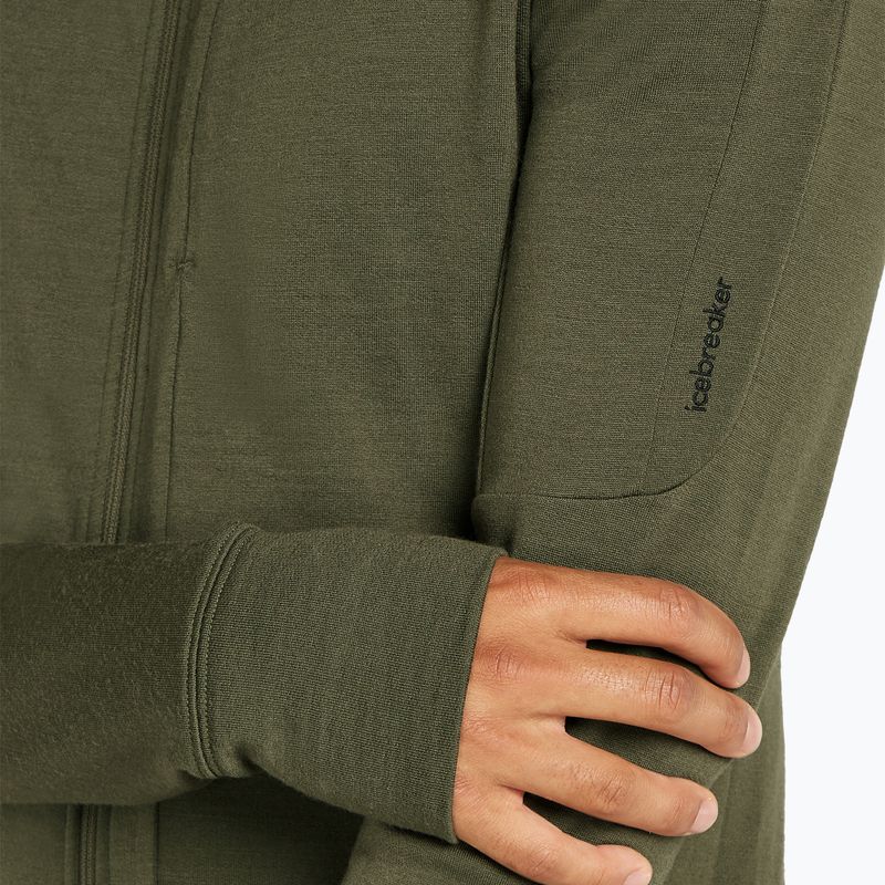 Men's Icebreaker Merino 260 Quantum IV Zip Hoodie loden 7