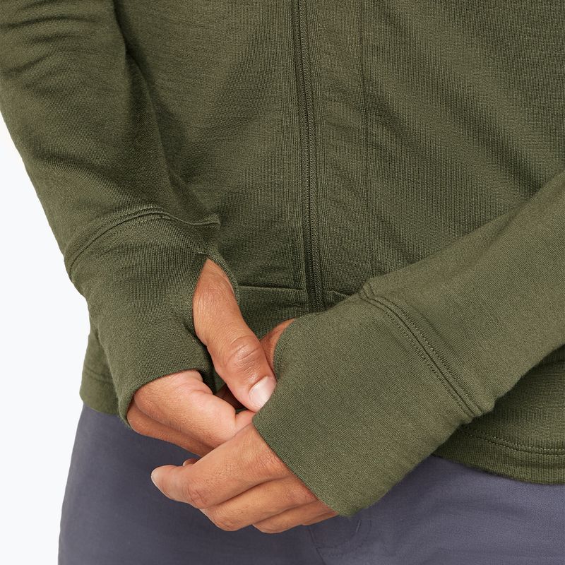 Men's Icebreaker Merino 260 Quantum IV Zip Hoodie loden 8