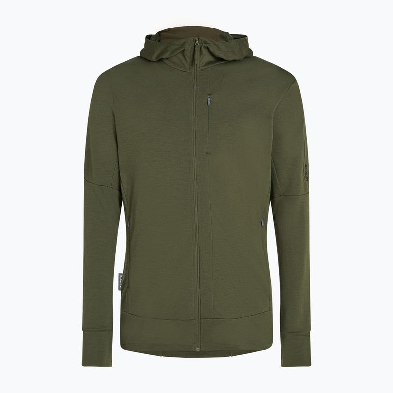 Men's Icebreaker Merino 260 Quantum IV Zip Hoodie loden 10