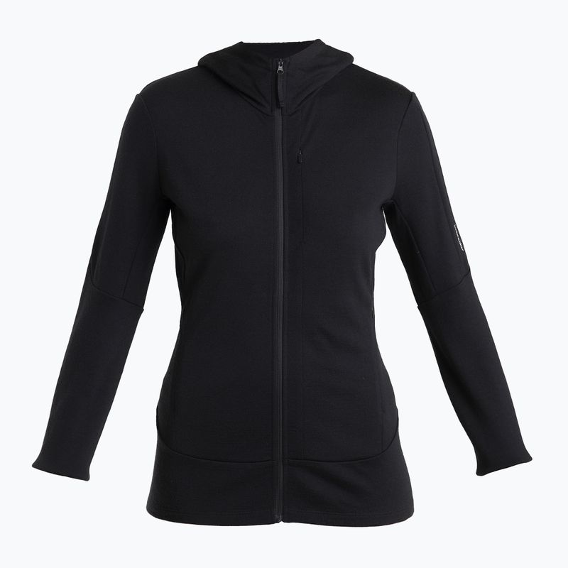 Bluză de trekking pentru femei  icebreaker Merino 260 Quantum IV Zip Hoodie black 7