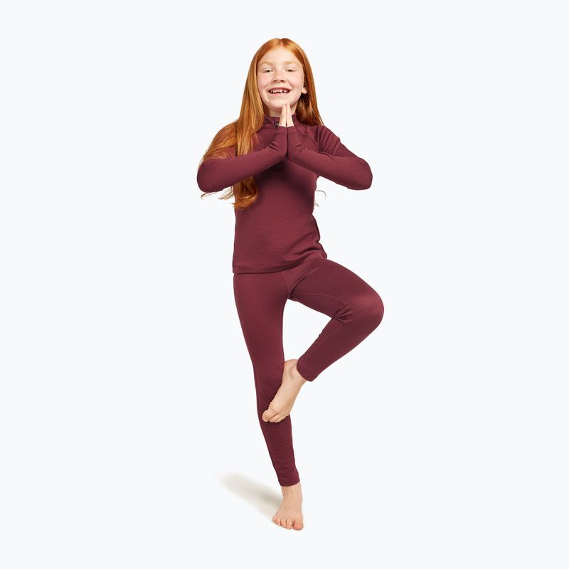 Bluză termoactivă pentru copii icebreaker 260 Tech LS Half Zip port 3