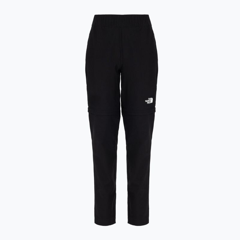 Pantaloni de drumeție pentru copii The North Face Exploration Convertible negru NF0A7R12JK31