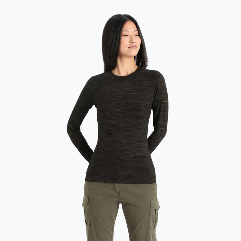 Tricou termic pentru femei icebreaker 200 Oasis negru IB0A56HX5941