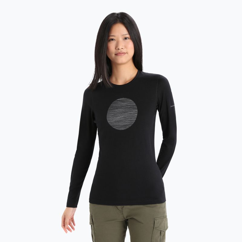 Tricou termic pentru femei icebreaker 200 Oasis negru IB0A56I10011
