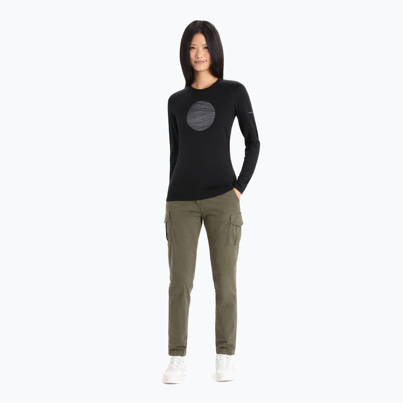 Tricou termic pentru femei icebreaker 200 Oasis negru IB0A56I10011 2