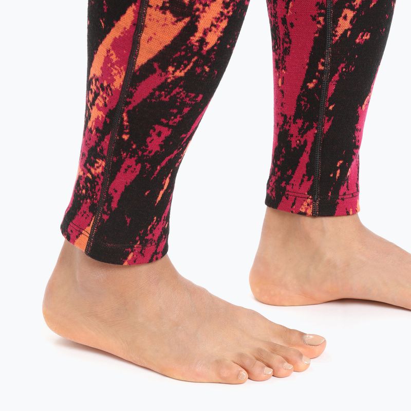 Pantaloni termici pentru femei Icebreaker 250 Vertex Sedimentary 650 roșu IB0A56ID6741 5