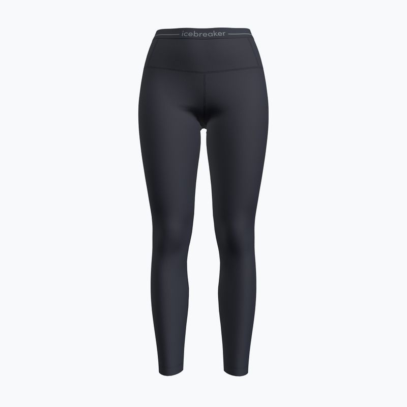 Pantaloni termici pentru femei icebreaker 260 Tech High Rise midnight navy