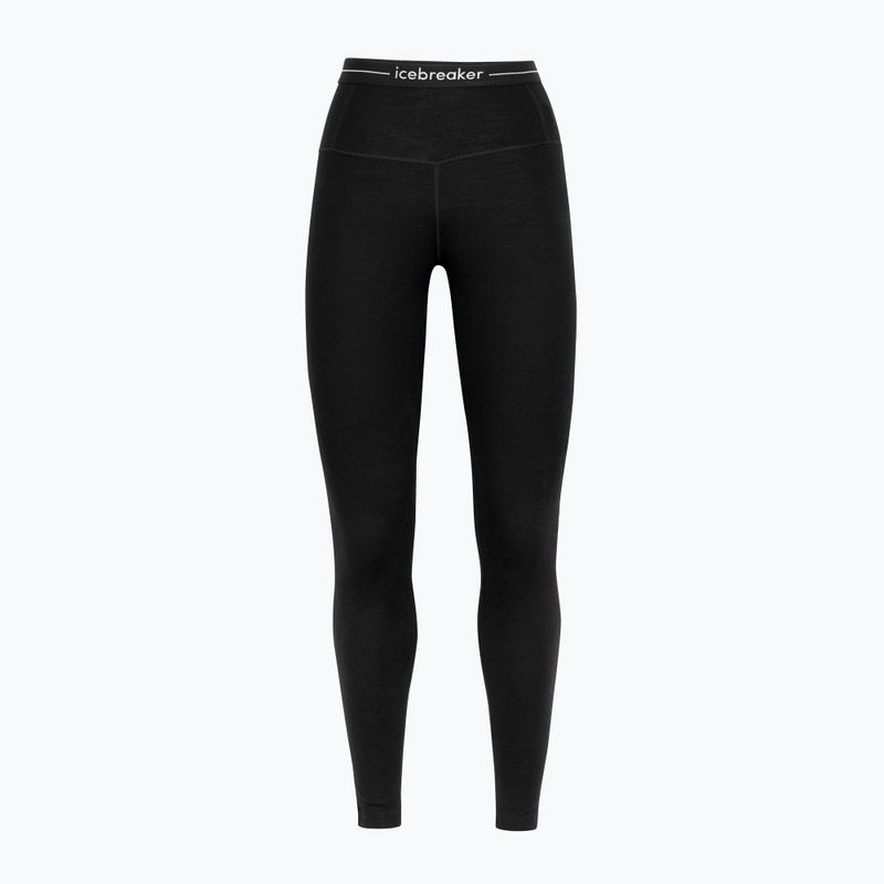 Pantaloni termici pentru femei Icebreaker 260 Tech High Rise 001 negru 5