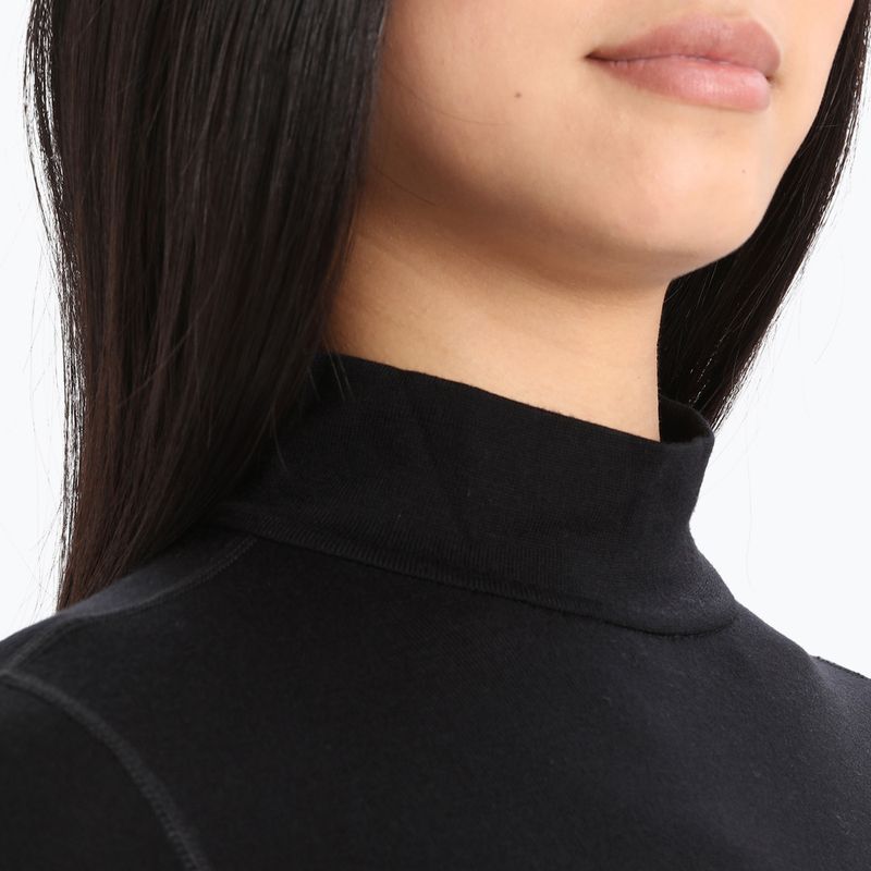 Bluză termică damă icebreaker 260 Tech Turtleneck black 4