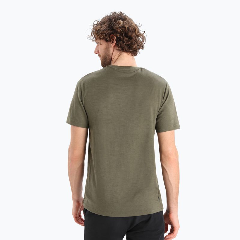 Tricou de trekking Icebreaker Tech Lite II pentru bărbați  verde IB0A56IK0691 3