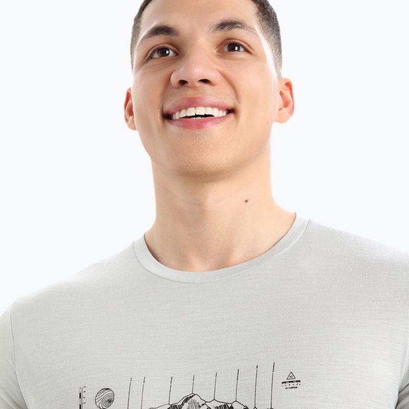Tricou de trekking Icebreaker Tech Lite II pentru bărbați alb IB0A56IK5681 4