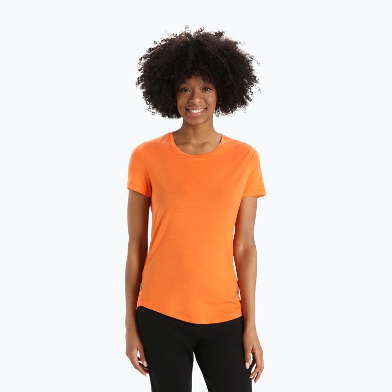Icebreaker tricou de trekking pentru femei Sphere II SS portocaliu IB0A56D35471 2
