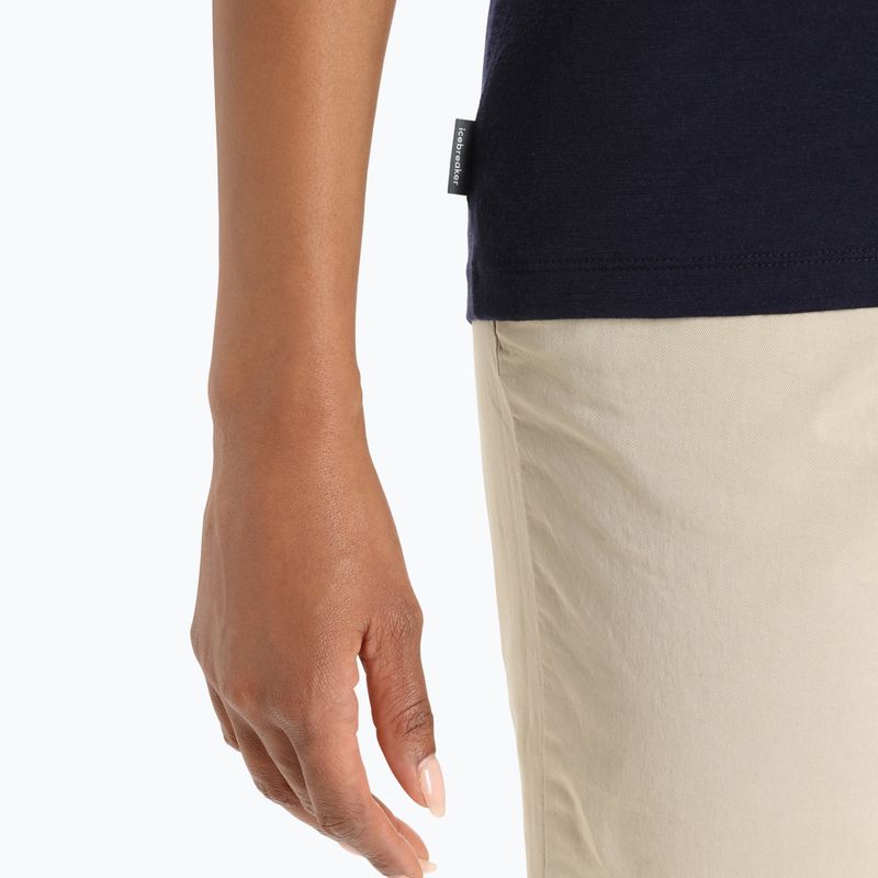 Tricou de trekking pentru femei icebreaker Tech Lite II albastru marin IB0A56IT4011 6