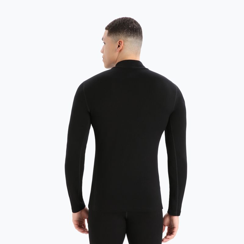 Hanorac termic pentru bărbați icebreaker 260 Tech Turtleneck negru 2