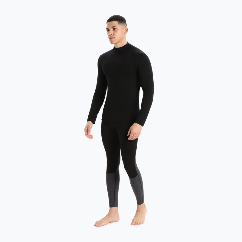 Hanorac termic pentru bărbați icebreaker 260 Tech Turtleneck negru 6