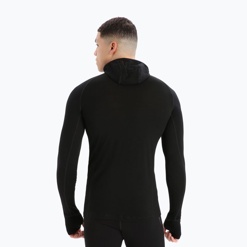 Jachetă de trekking pentru bărbați Icebreaker ZoneKnit Insulated negru 2
